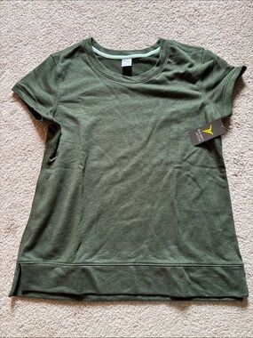 Olive Green Short Sleeve Top